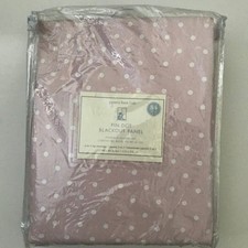 Pottery Barn Kids Printed Pin Dot Blackout 1 Curtain Panel 44x84 NEW