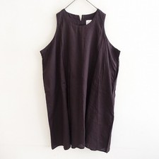 Honnete Linen Wide Sleeveless Dress 25-2507-142 