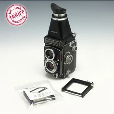 Hasselblad Magnifying Hood Chimney To Rolleiflex Adapter With Dual Spirit Levels