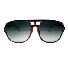 Vintage PILOT Sunglasses 1970's UNSIGNED AVIATOR frame GERMANY aluminum