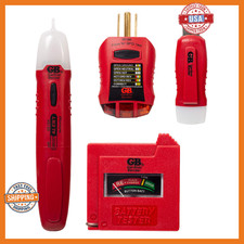 Gardner Bender Household Electrical Tester Kit; Battery, GFCI, Non-Contact Volta