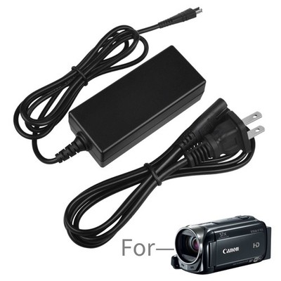 AC Adapter Charger for Canon VIXIA HF R50 LEGRIA HF R806 R406 Power Cord