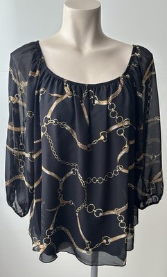 Tunika-Bluse  Gr. 44/46 duftig, leicht, echter Hinkucker TOP Outfit!