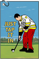 Funny Printed Golf Towel, Funny Golf Towel for Golf Bags with Clip, Golf Gift fo
