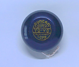 Duncan 1955 Super Tournament Tops Replica Yo-Yo – Black – Wood