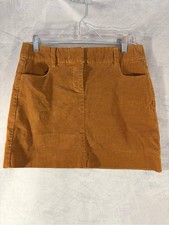 J.Crew Corduroy Mini Skirt Women s Size 2 Brown Stretch