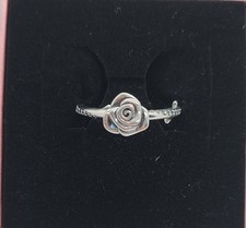 Ring Silver 925 Rose Sparkling Best Gift For Her Box Available Size 56