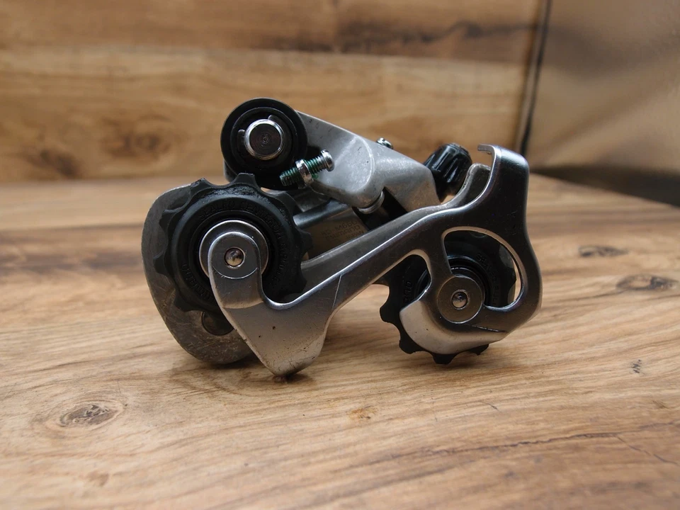 Desviador trasero MTB Shimano Deore DX VIA Japón RD-M650 7 velocidades jaula corta 1991 Foto 4 de 4