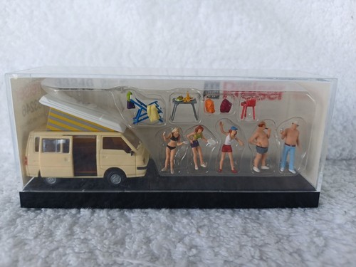 Preiser HO Escala 1/87 33246 Barbacoa en el Camping Juego de Diorama | Condition: New