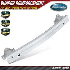 Rear Side Bumper Cover Reinforcement for Jeep Compass MK/MP 2017-2025 Aluminum