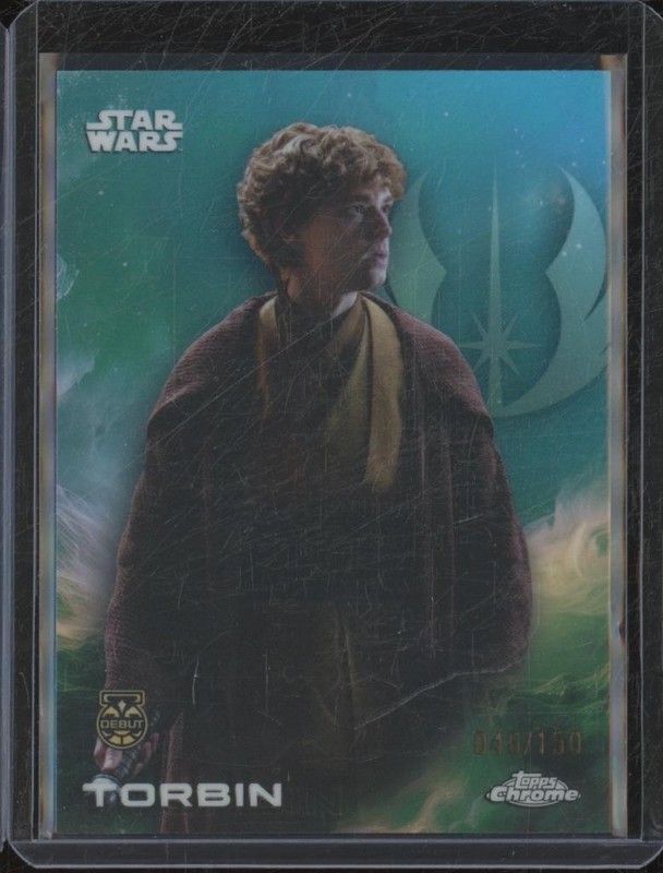 2025 Topps Star Wars Chrome TORBIN #185 Skywalker Blue Refractor /150 JA333