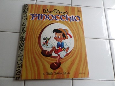 Pinocchio, A Little Golden Book,1981(Children's Walt Disney)