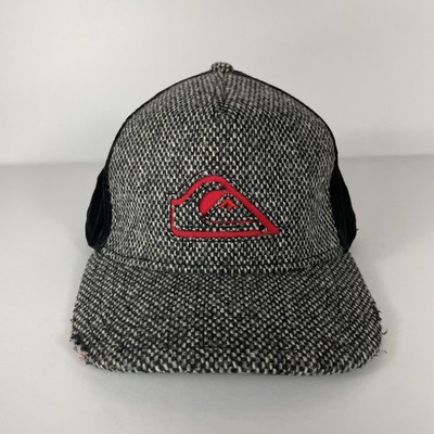 Y2K Quicksilver Hat Cap 7 1/2 Skate Surf Distressed Corduroy VTG Wool Blend