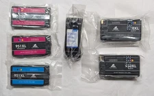 Lot(6) Ikong 950XL 951XL Black Magenta Cyan Ink Cartidges, Quill HP Deskjet