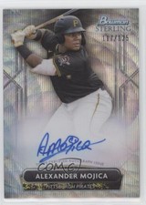 2022 Bowman Sterling Prospect Wave Refractor 117/125 Alexander Mojica Auto 9hx