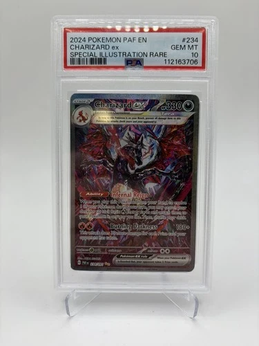 2024 Pokemon Charizard EX SPECIAL ILLUSTRATION RARE PSA 10 234/091 PALDEAN FATES