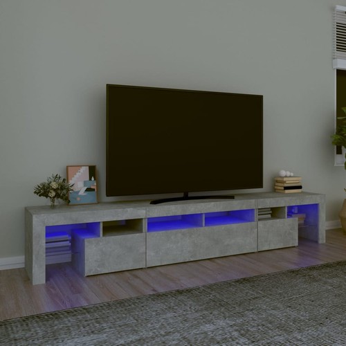 Mueble de TV con Luces LED Armario Auxiliar Consola Aparador para Salón vidaXL - Imagen 4 de 60