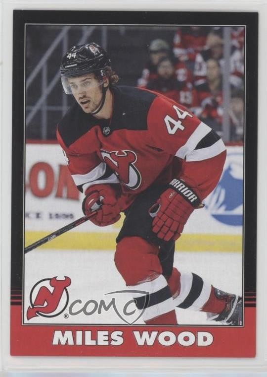 2020-21 O-Pee-Chee Retro Black Border 58/100 Miles Wood #38 17p7