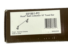 Brizo Rook 691861-PC 18" Towel Bar Polished Chrome Bathroom Hardware NEW