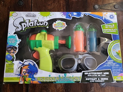World of Nintendo Splatoon Splattershot Mini Set w/ Extra Ink Tank