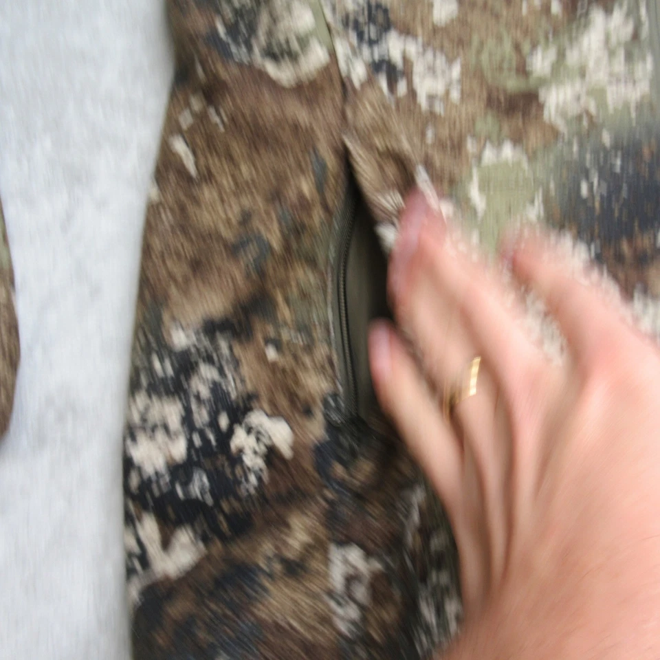 Chaqueta Cabelas Para Hombre Grande Strata Camuflada Cremallera Completa Vellón Caza Resistente al Agua Foto 2 de 4