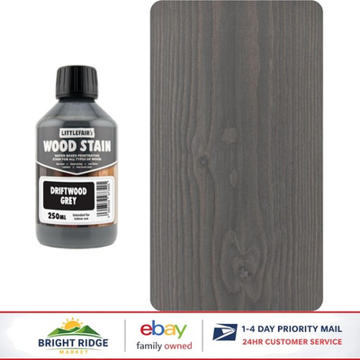 #ad Water Based Wood Stain for Crafts Driftwood Grey 8.5oz Eco Friendly Finish $44.91