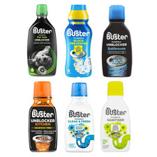 Buster Plughole Drain Unblocker Preventer Kitchen Bathroom Pet Hair Sanitiser