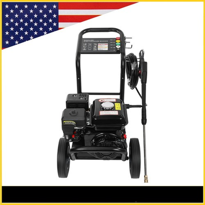 #ad PETROL PRESSURE WASHER for Cars Fences w 5 Nozzles 3.6L FUEL TANK 240 BAR 212cc $250.99