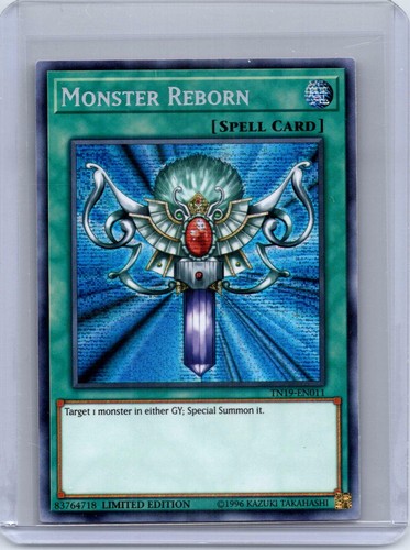 Monster Reborn TN19-EN011 YuGiOh 2019 Gold Sarcophagus Tin card