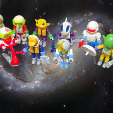 Ü-Eier Komplettsatz ohne BPZ - Reihe "Ferraerospace Crew" - 1996 -