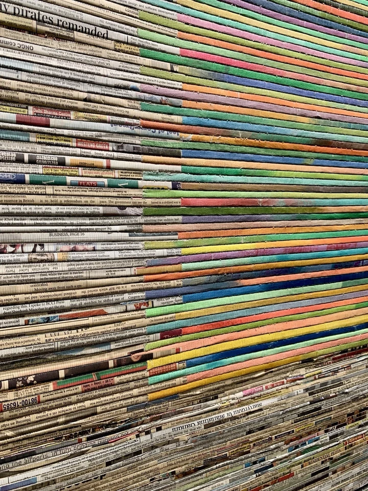 CB2 Wall Art Woven Tapestry Limited Edition - Image 3 of 4