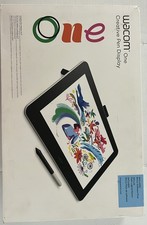 Wacom One DTC133W0A Tablet 13.3" NEW-broke seal to verify contents,never used.