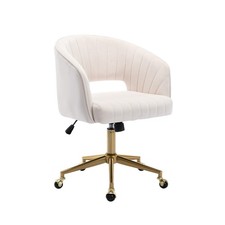 Home Office Chair Swivel Velvet Desk Chair Accent Armchair Upholstered Modern...
