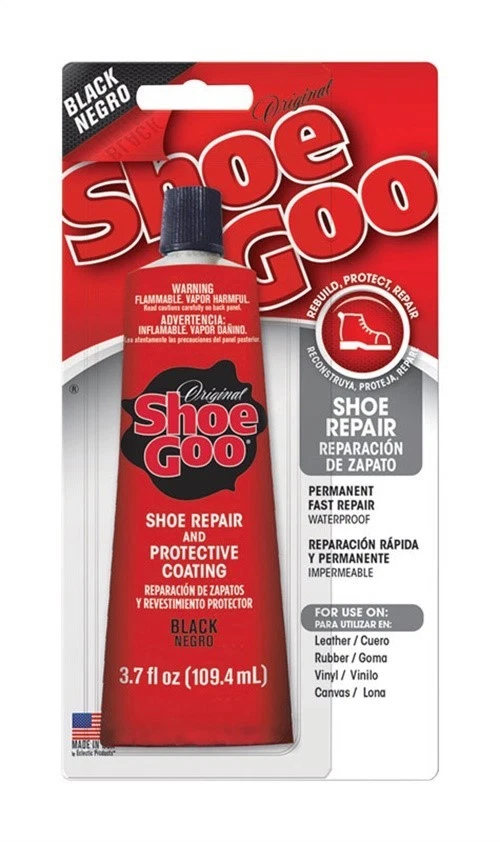 Shoe Goo Black Shoe Repair and Protective Coating 3.7 oz