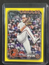 2024 Topps Update Series - Cole Irvin #US138 Yellow