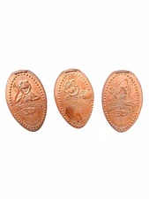 Disney World Muppet Vision 3D Pressed Penny Collection Kermit Fozzie Miss Piggy