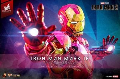 Hot Toys Iron Man Mark IV 4 Fractal Armor MMS792 D70 Iron Man 2 1/6 NEU Marvel