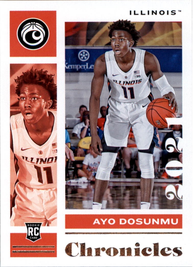 2021-22 Panini Chronicles Draft Picks #19 Ayo Dosunmu - BSK