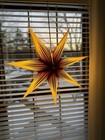 IKEA Strala Paper Star Lights - 28” Red Stripes. 2 Lights, 2 Cords, 2 Bulbs NEW — photo 2
