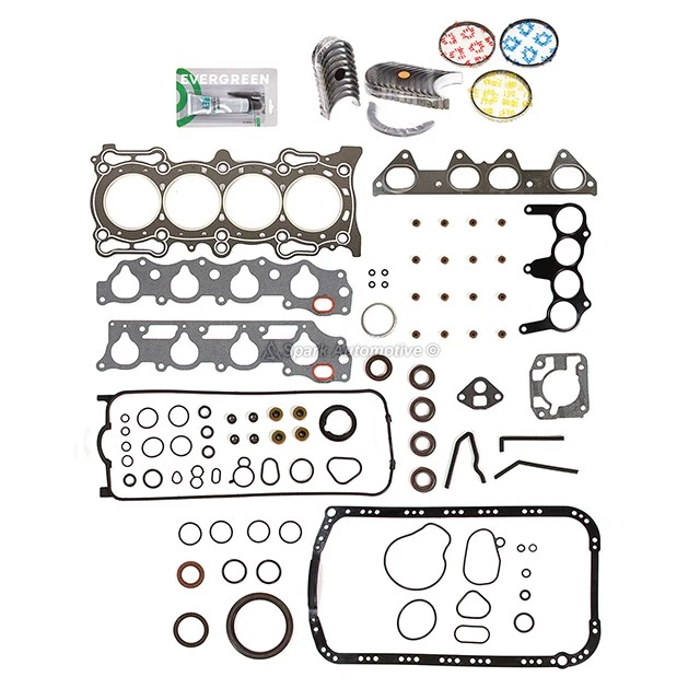 Full Gasket Set Bearings Rings Fit 1994-1997 Acura Honda Accord 2.2L - Image 2 of 4