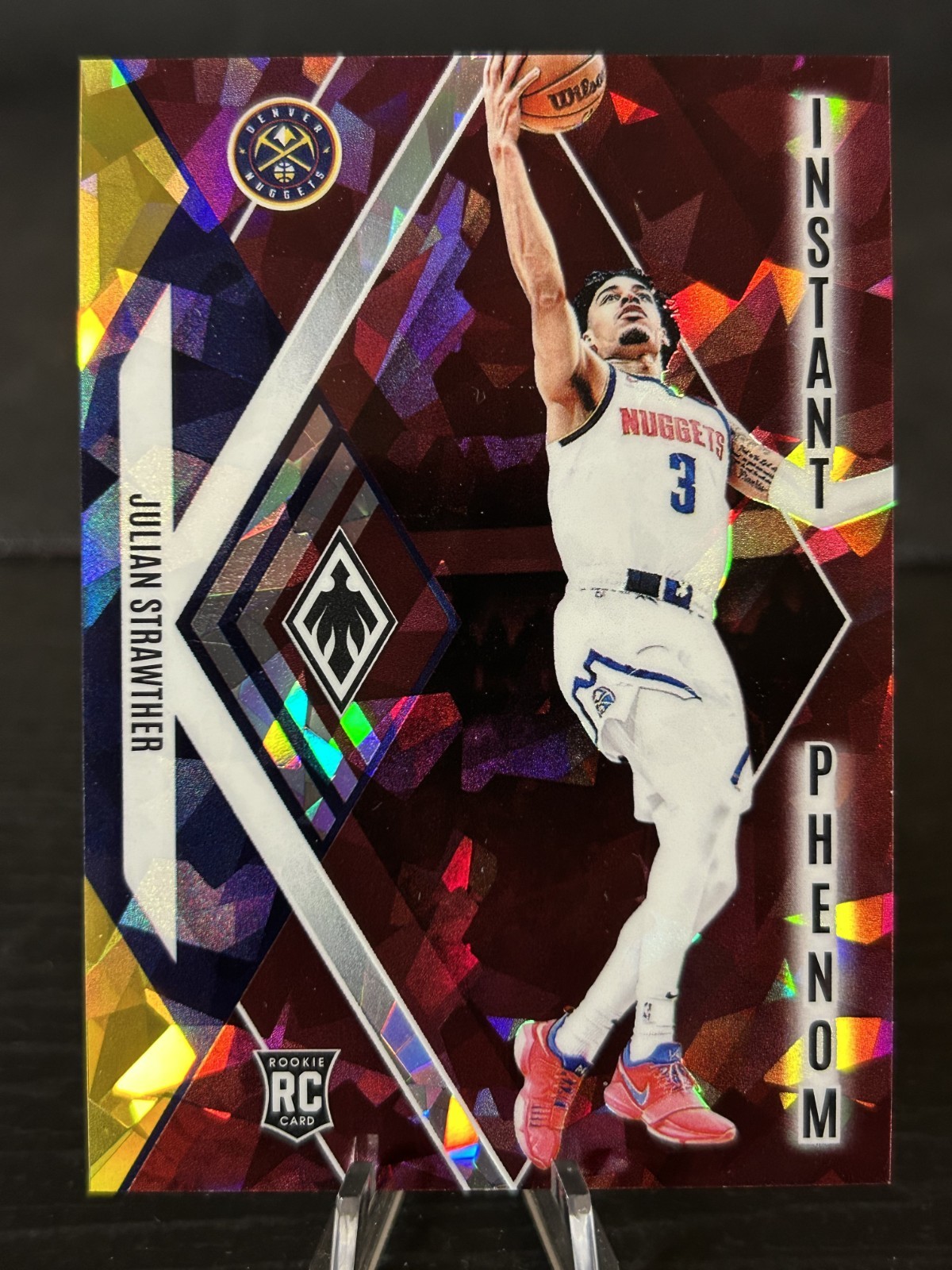 2023-24 Phoenix Instant Phenom Julian Strawther #6 Maroon Ice 139/275 (RC) G297