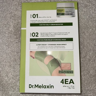 Dr.Melaxin CACTOX DE-PUFFING PORE TOX GEL MASK 4EA with Cactus Cooling