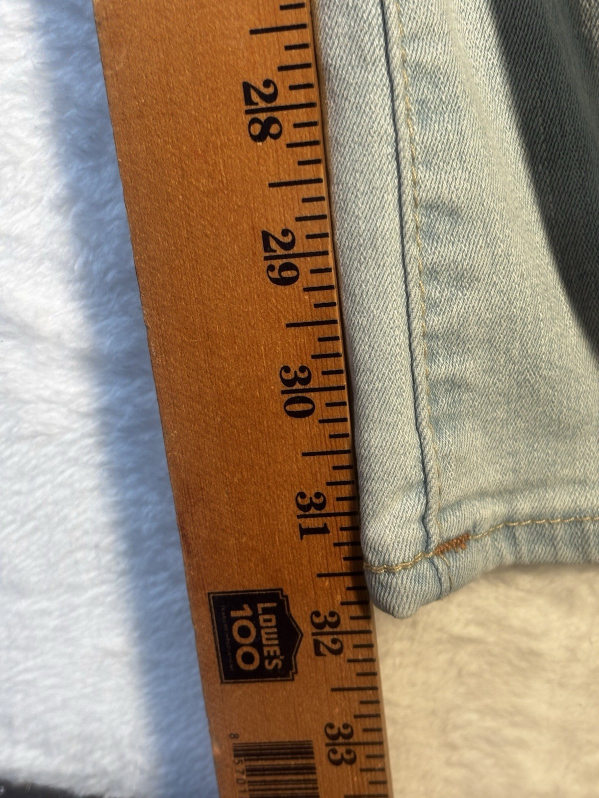 True Religion Becca Mid Rise Bootcut Jeans Womens Size 31 Light Wash Denim thumbnail 7