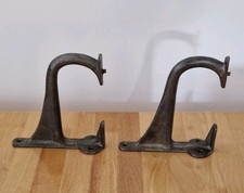 Two reclaimed vintage cast iron cistern/sink brackets