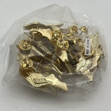 Neff Gold Tone Wing Foot Club & Sports Award Lapel Pins 25 Count NEW