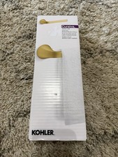 KOHLER Cursiva Towel Arm in Polished Brass, New Modern