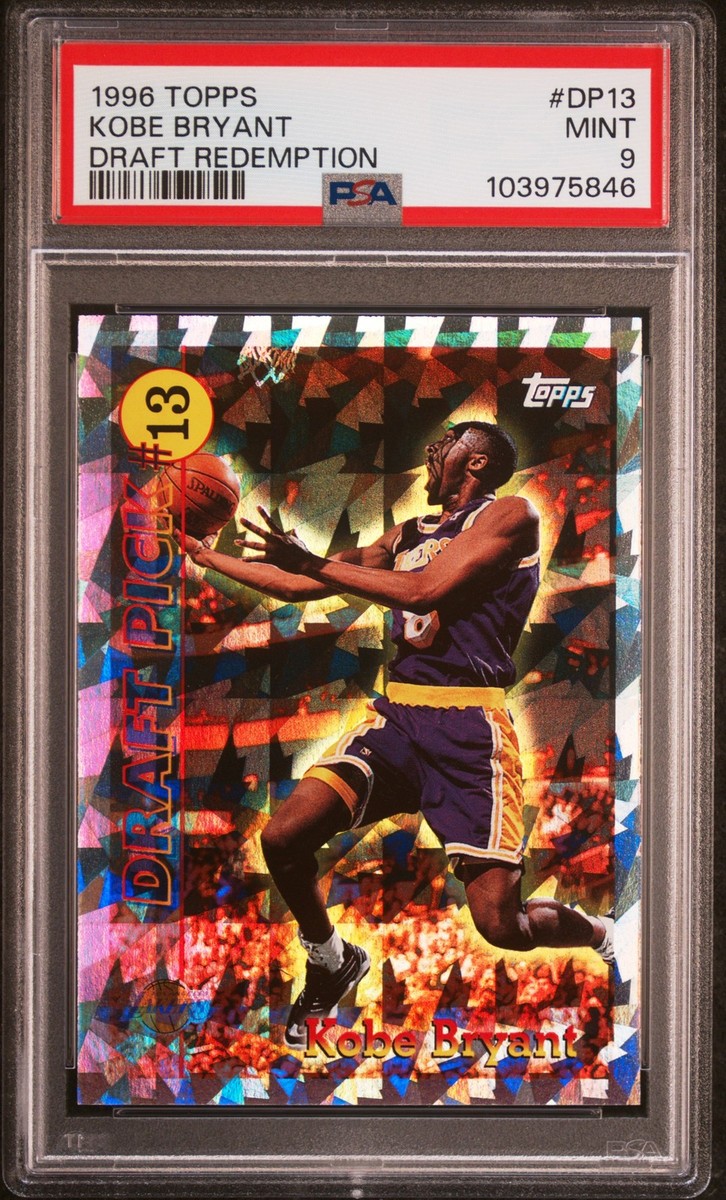 1996 TOPPS DRAFT REDEMPTION #DP13 KOBE BRYANT PSA 9 | eBay
