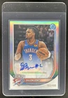 2025-26 Bowman Dillon Jones Chrome Auto Autograph Refractor #/499 Thunder
