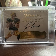 Panini 2016 Flawless Memorable Marks Brett Favre Packers Autograph 5/5