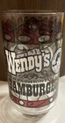 Vintage 1980's WENDY'S "Old Fashioned Hamburgers" Coca Cola Glass